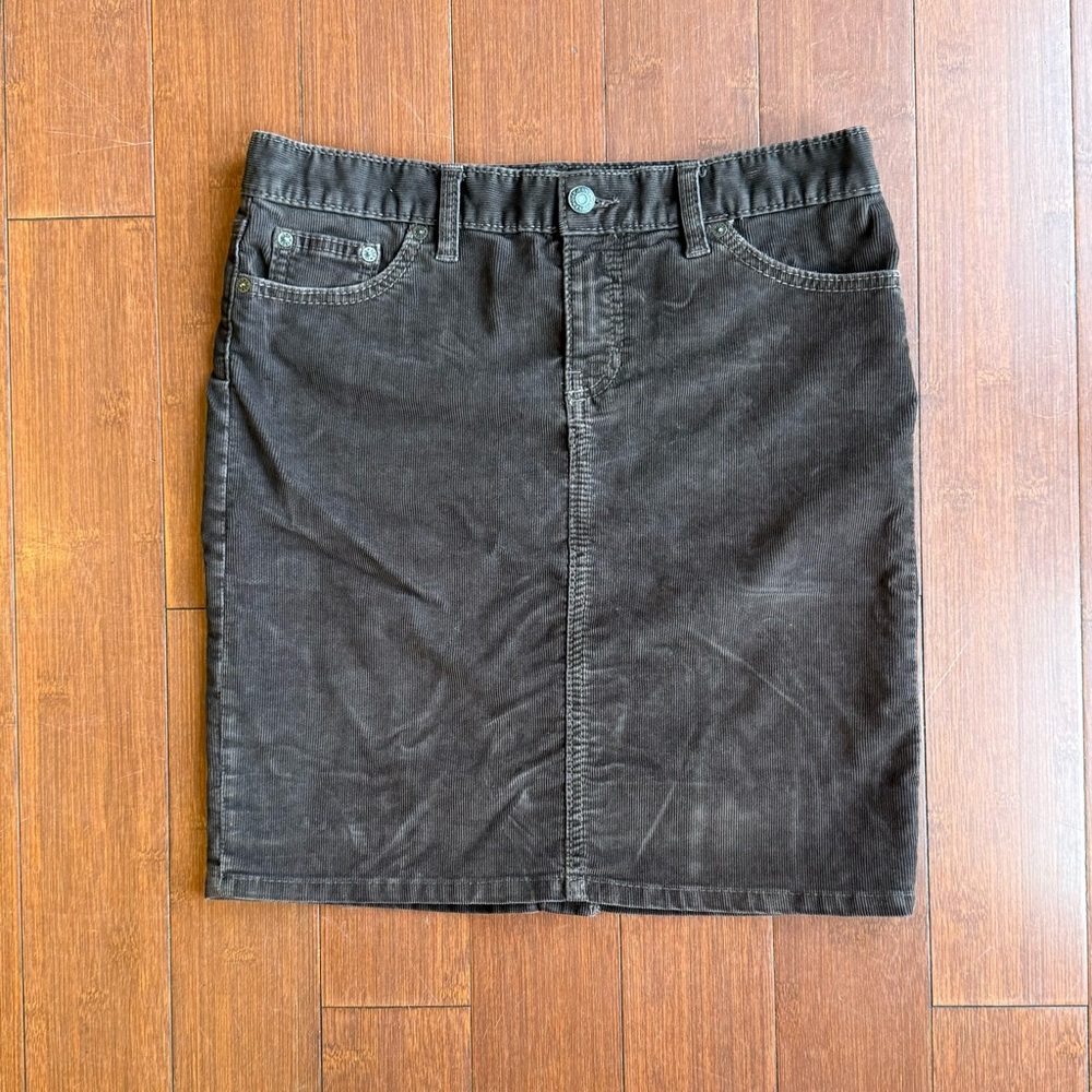 Gap 1969 Brown Corduroy Skirt - Picture 1 of 7